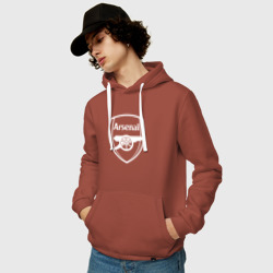 Мужская толстовка хлопок Arsenal FC - фото 2