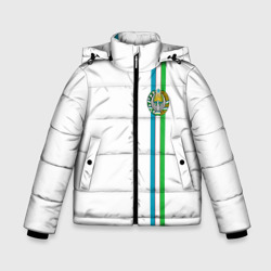 Зимняя куртка для мальчиков 3D Узбекистан, лента с гербом
