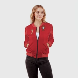 Женский бомбер 3D Роналду 2018 ЧМ - фото 2