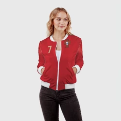 Женский бомбер 3D Роналду 2018 ЧМ - фото 2