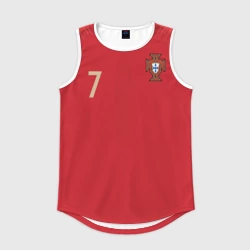 Мужская спортивная майка 3D Роналду 2018 ЧМ