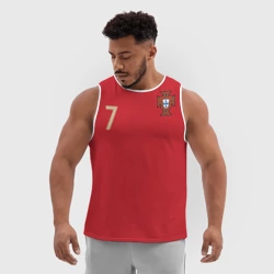 Мужская спортивная майка 3D Роналду 2018 ЧМ - фото 2