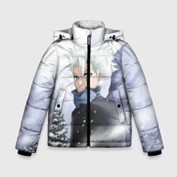 Зимняя куртка для мальчиков 3D Тоширо хицугая. Bleach