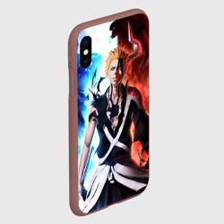 Чехол для iPhone XS Max матовый Блич лед и пламень - фото 2