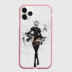 Чехол для iPhone 11 Pro Max матовый Nier Automata 1