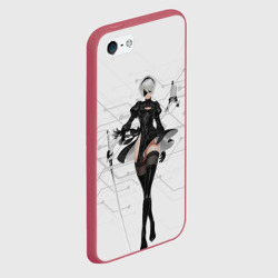 Чехол для iPhone 5/5S матовый Nier Automata 1 - фото 2