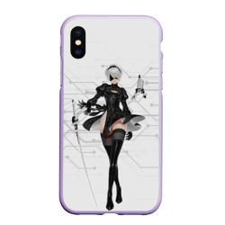 Чехол для iPhone XS Max матовый Nier Automata 1