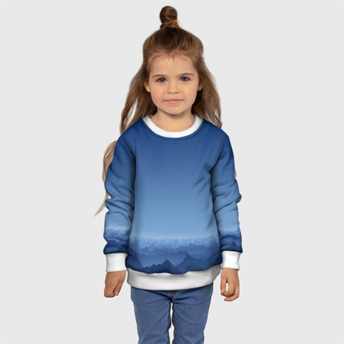 Детский свитшот 3D Blue Mountains, цвет 3D печать - фото 7