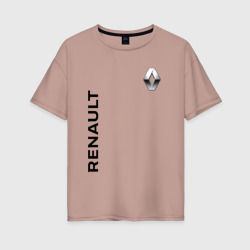 Женская футболка хлопок Oversize Renault