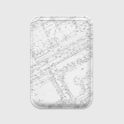 Картхолдер Magsafe магнитный Топография 01