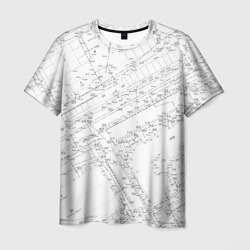 Топография 01 – Мужская футболка 3D с принтом купить со скидкой в -26%