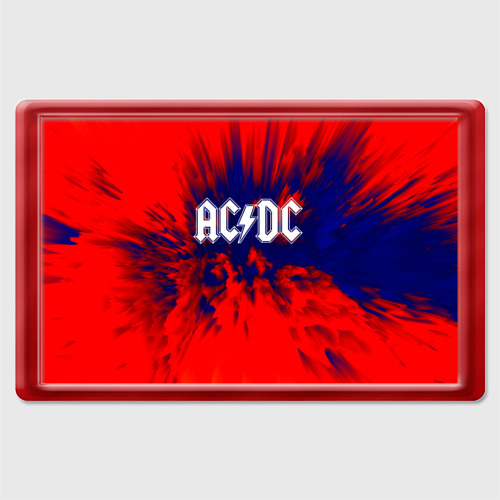 Магнит 45*70 AC/DC, цвет красный