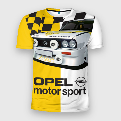 Мужская футболка 3D Slim Opel Motor Sport Ascona B, цвет 3D печать