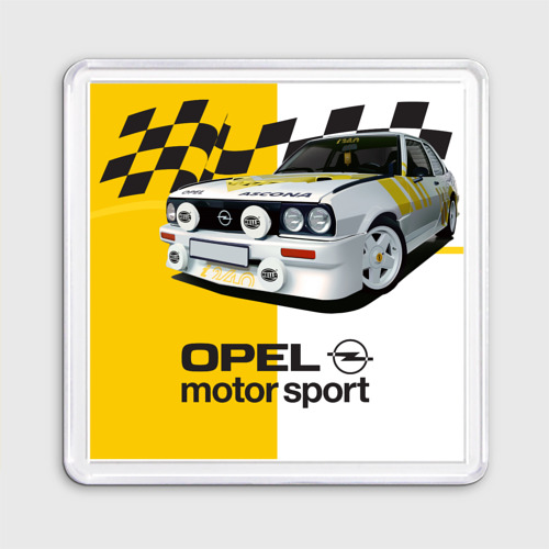 Магнит 55*55 Opel Motor Sport Ascona B