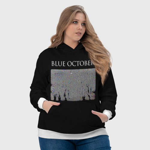 Женская толстовка 3D Blue October, цвет 3D печать - фото 6