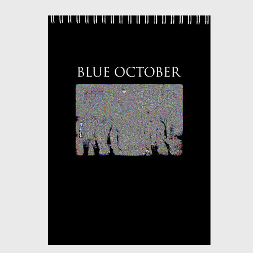 Скетчбук Blue October, цвет белый
