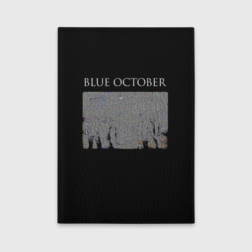 Обложка для автодокументов Blue October, цвет черный