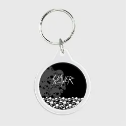 Брелок круглый Slayer Black