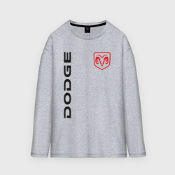 Женский лонгслив oversize хлопок Dodge