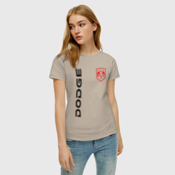 Женская футболка хлопок Dodge - фото 2