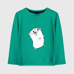 Детский лонгслив хлопок Golang