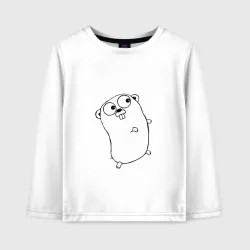 Детский лонгслив хлопок Golang