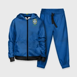 Детский костюм 3D Бразилия 2018 гостевая