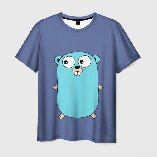 Мужская футболка 3D Golang, цвет 3D печать