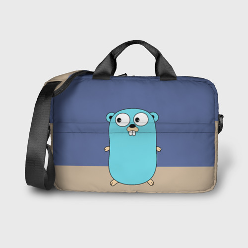 Сумка для ноутбука 3D Golang, цвет 3D печать