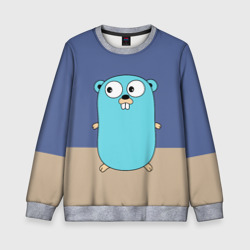 Детский свитшот 3D Golang