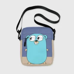 Сумка через плечо 3D Golang
