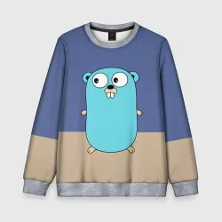 Детский свитшот 3D Golang