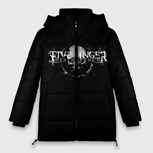 Женская зимняя куртка Oversize Five Finger Death Punch 3, цвет светло-серый