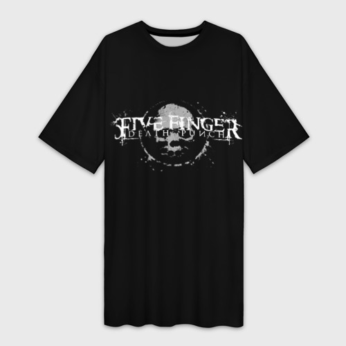 Платье-футболка 3D Five Finger Death Punch 3, цвет 3D печать