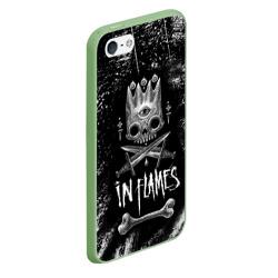 Чехол для iPhone 5/5S матовый In Flames King - фото 2