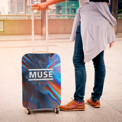 Чехол для чемодана 3D Muse, цвет 3D печать - фото 4