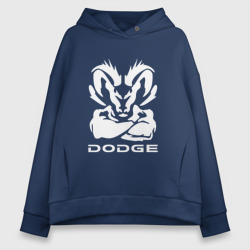 Женское худи Oversize хлопок Dodge мускулистый