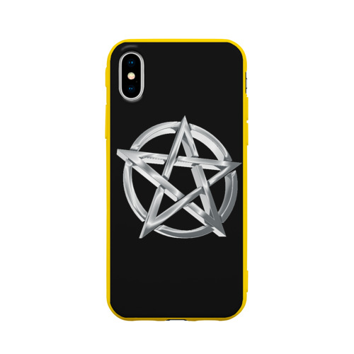 Чехол для iPhone X матовый Пентаграмма Фото 01 Чехол для iPhone X матовый Пентаграмма Фото 01
