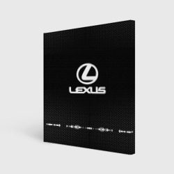 Холст квадратный Lexus sport Auto abstract