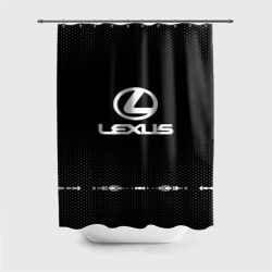 Штора 3D для ванной Lexus sport Auto abstract