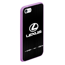 Чехол для iPhone 5/5S матовый Lexus sport Auto abstract - фото 2