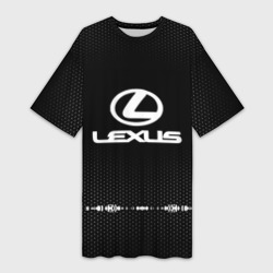 Платье-футболка 3D Lexus sport Auto abstract