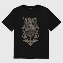 Мужская футболка хлопок Oversize In Flames pictograme