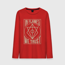 Мужской лонгслив хлопок In Flames We Trust