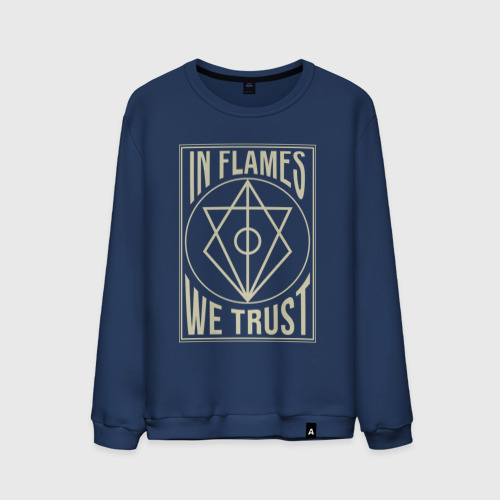 Мужской свитшот хлопок In Flames We Trust