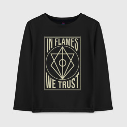 Детский лонгслив хлопок In Flames We Trust