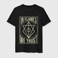Мужская футболка хлопок In Flames We Trust