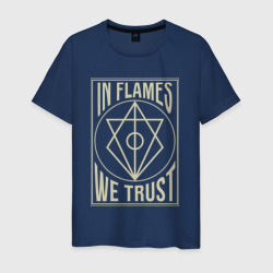 Мужская футболка хлопок In Flames We Trust