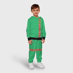 Детский костюм с толстовкой 3D Туркменистан, лента с гербом - фото 2