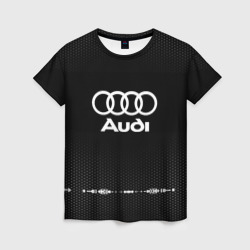 Женская футболка 3D Audi sport Auto abstract